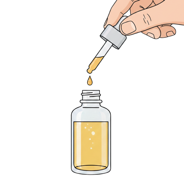 Squeeze dropper icon